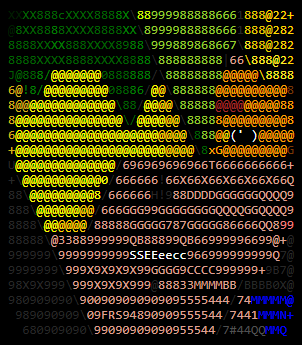 beacon guy in ascii mode